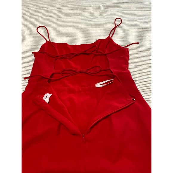 Revolve Superdown Dixie Backless Red Mini Dress Size Small - Picture 9 of 10